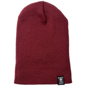 Skull Beanie (Maroon)